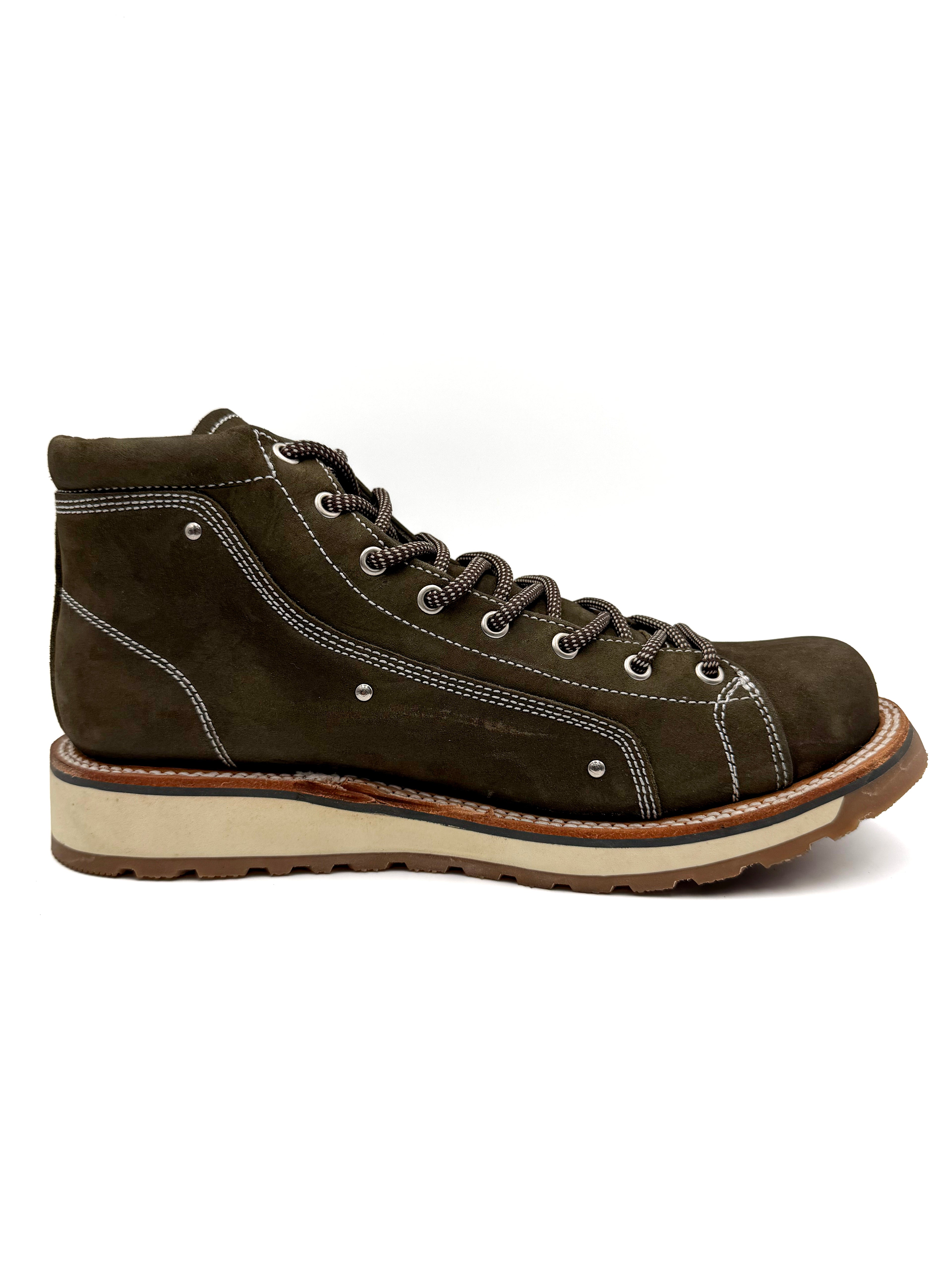 BOTIN RETRO VERDE MILITAR