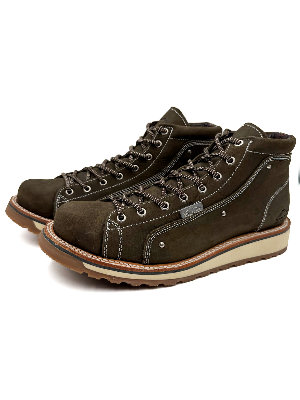 BOTIN RETRO VERDE MILITAR